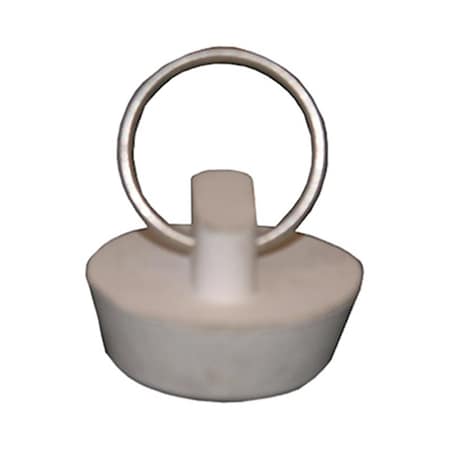 02-3201 White Hollow Rubber Sink Stopper
